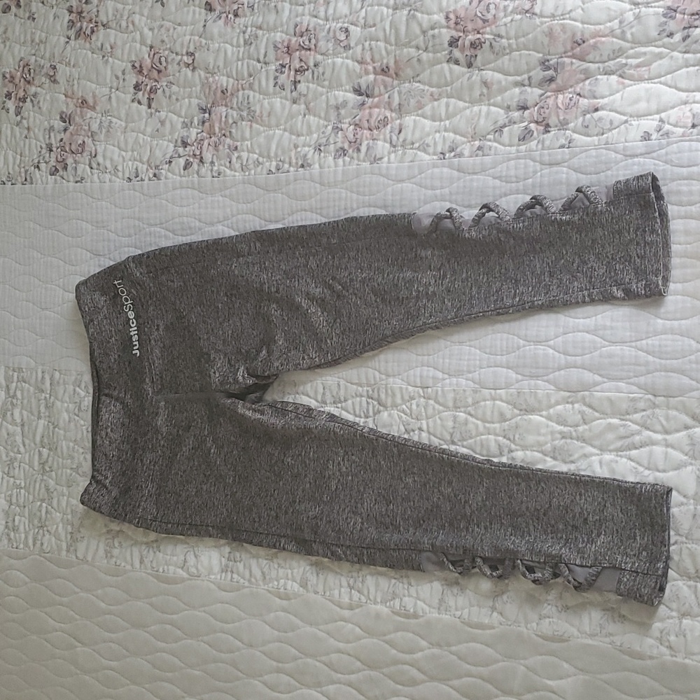 Justice Active Girls sport Legging gray size 8